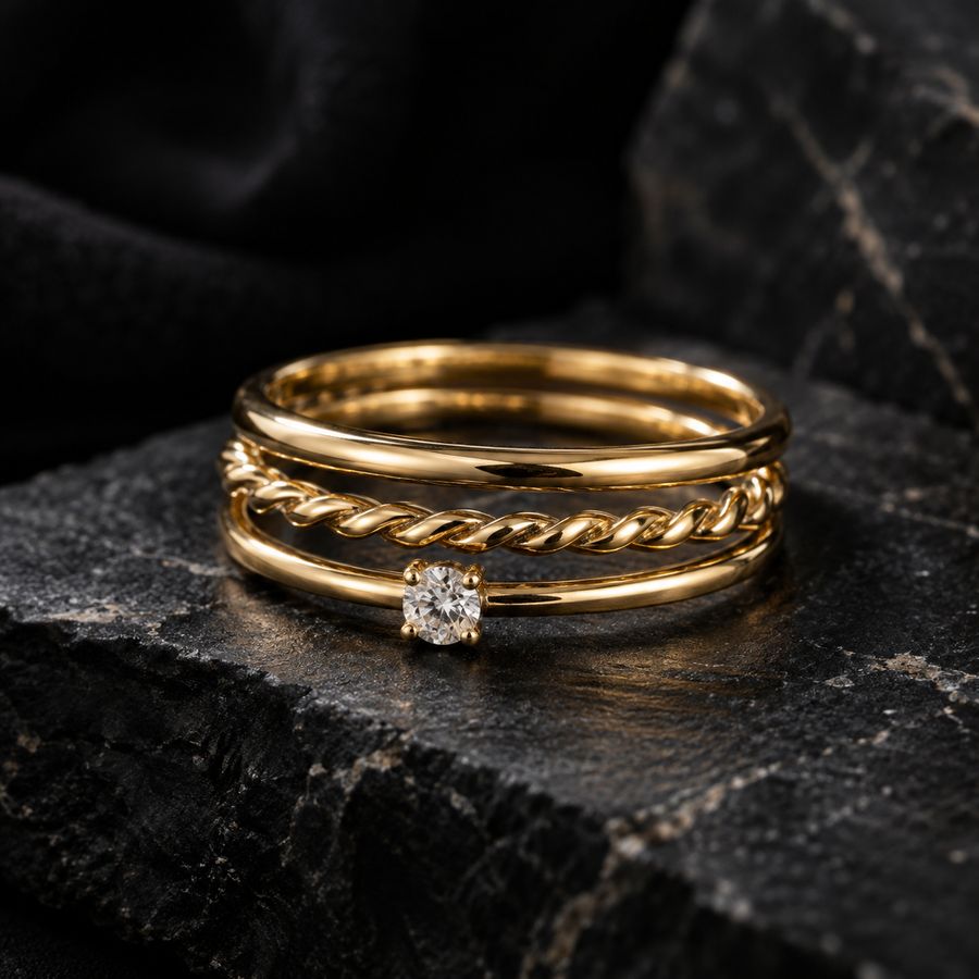 Set de anillos apilables